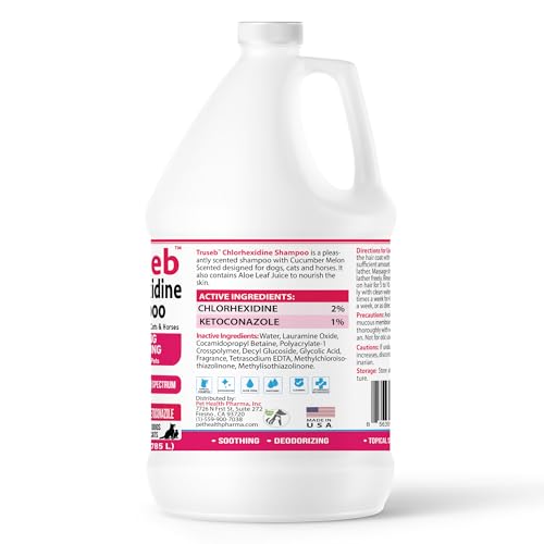 Truseb Topical Ketoconazole and Chlorhexidine Shampoo for Dogs
