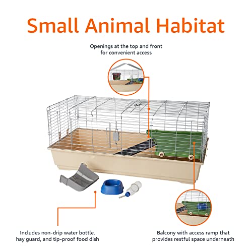 Top Access Small Animal Habitat for Rabbit (48.6"L x 26.6"W x 20.6"H)
