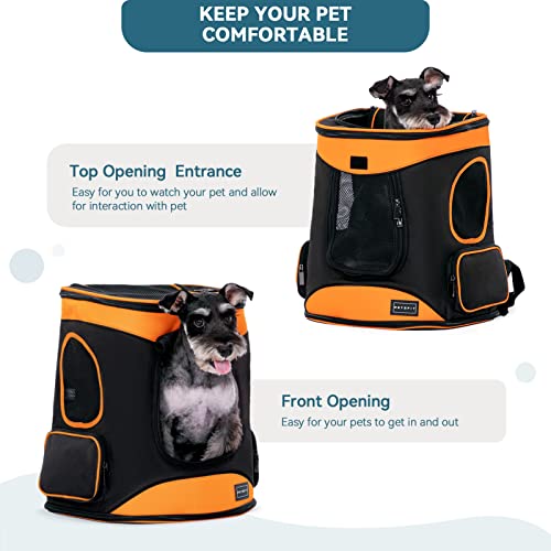 Dog and Cat Backpack Carrier (AOrange)