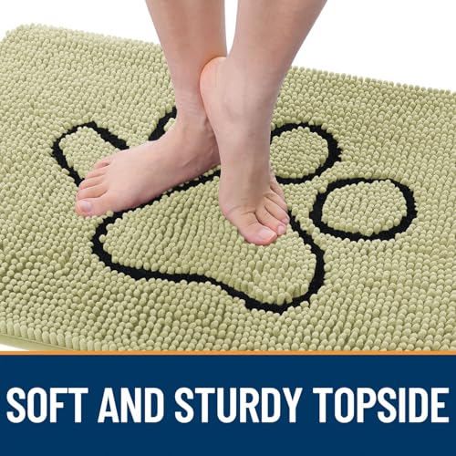 Dog Door Mat for Muddy Paws 36x24 (Vanilla / 36" X 24")