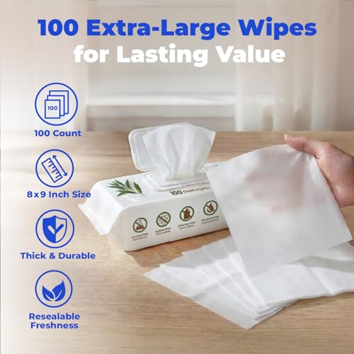 Cleaning Dog Wipes (Cleansing Tea Tree / 400 Count)