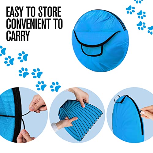 Dog Tunnel Dog Agility Tunnel (Blue)