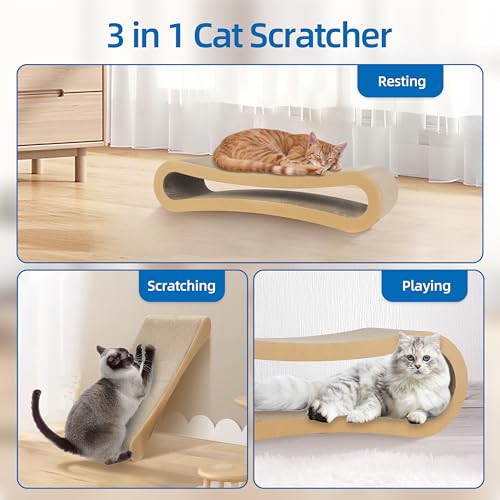 3 in 1 Cat Scratcher Cardboard (Infinity X-Large)