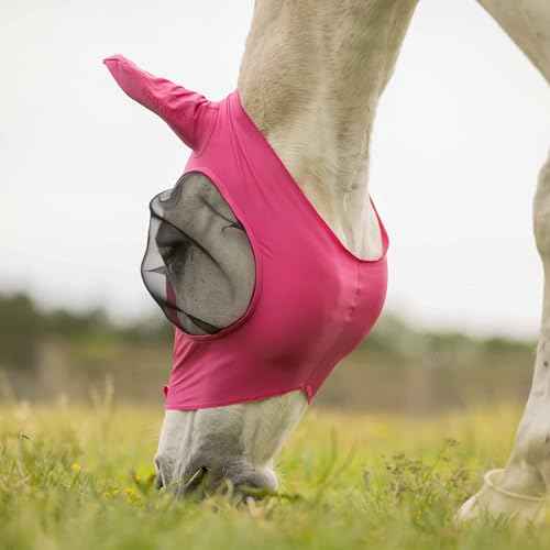 Bug Out Horse Fly Mask (Pink Flambe / Horse)