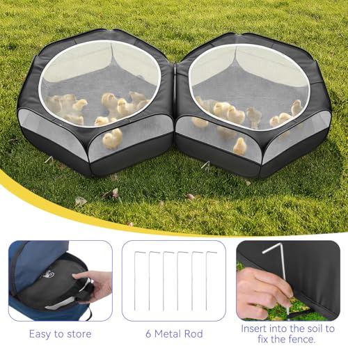 Small Animals Playpen (T-Classic Black)