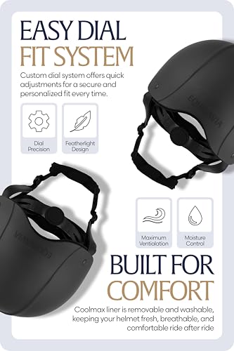 Skylar Horse Riding Helmet Equestrian Women (Black / Medium-Large)
