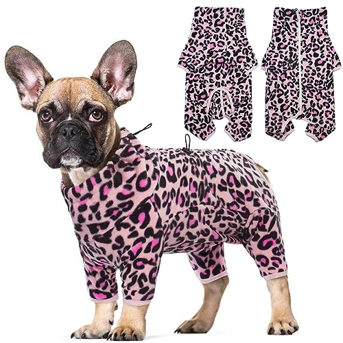 Dog Winter Jumpsuit (4XL / Leopard Pink)