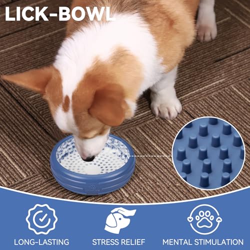 Dog Lick Bowl (XL / Dark blue)