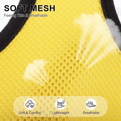 Small Dog Harness (XL (NECK: 20.5", CHEST: 20.5"-27") / Yellow)