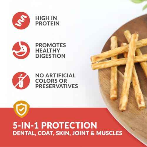 Salmon Flavor Collagen Twist Style Dog Chews (17.6 Ounce (Pack of 50))