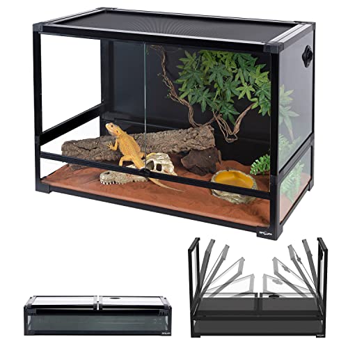 Collapsible 60 Gallon 36" Wide Reptile Tank (36"W X 18"D X 24"H (60 Gallon))