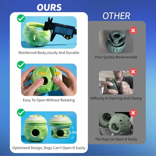 Dog Toy Frozen Treat Toys (Green)