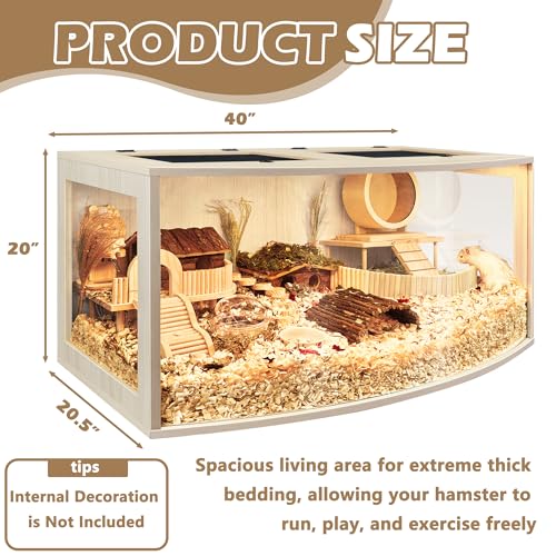 Hamster Cage Chew Proof Wood (40"L x 20"W)