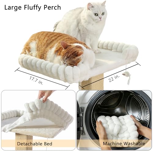 Cat Scratching Post with Large Window Perch (extra-large)