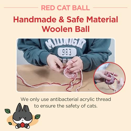 Red Cat Ball 2.7 inch (W/O Bell / 2.7inch)