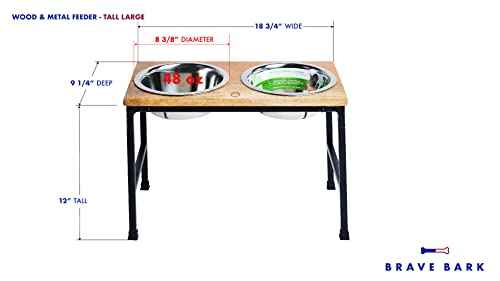 Wood & Metal Feeder (Tall)