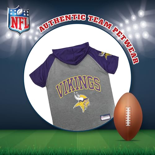 Minnesota Vikings Hoodie Tee Shirt (X-Small / Minnesota Vikings)