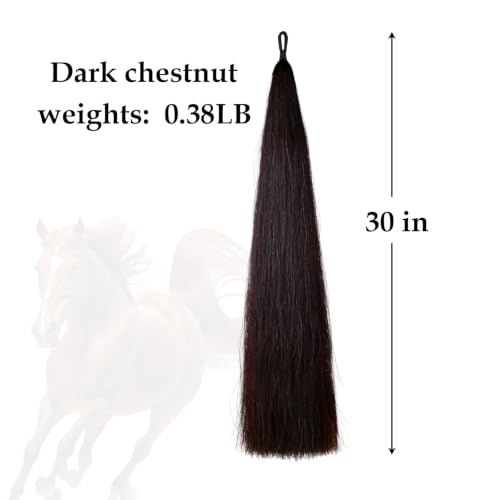 28 30 IN Long 3 (3/8 LB Dark Chestnut - Natural Loop)