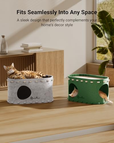 Cat House for Indoor Cats (Marble / Single)