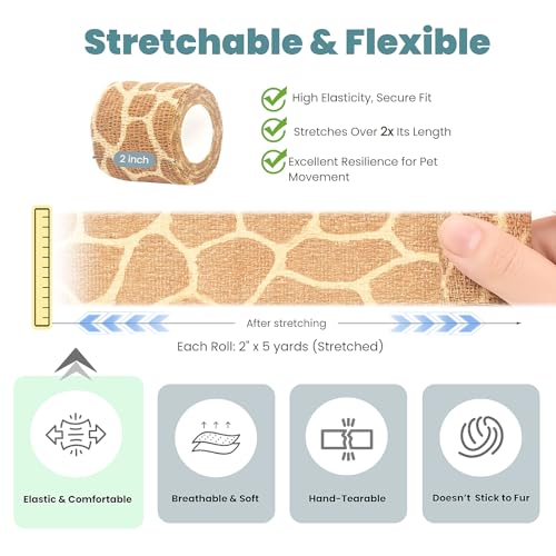 Pet Bandage 6 Rolls (Animals)