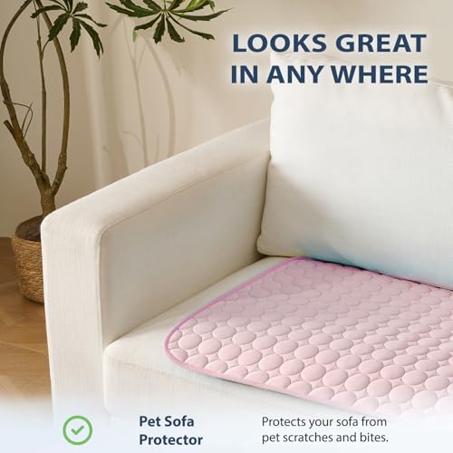 Summer Cooling Mat & Sleeping Pad (48" x 48" / Pink)