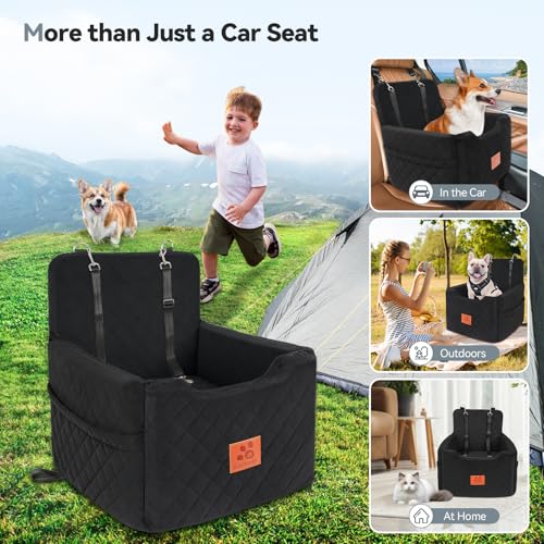 Dog Car Seat for Small (Black)