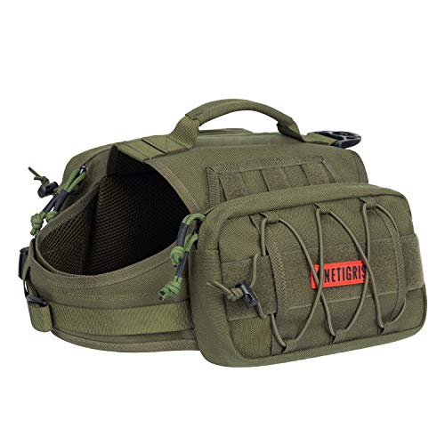 Dog Backpack for Medium & Large Dogs (Green / Medium)