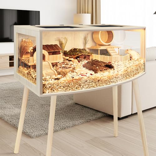 Hamster Cage with Curved Design (48.0"L x 20.0"W x 20.0"H)
