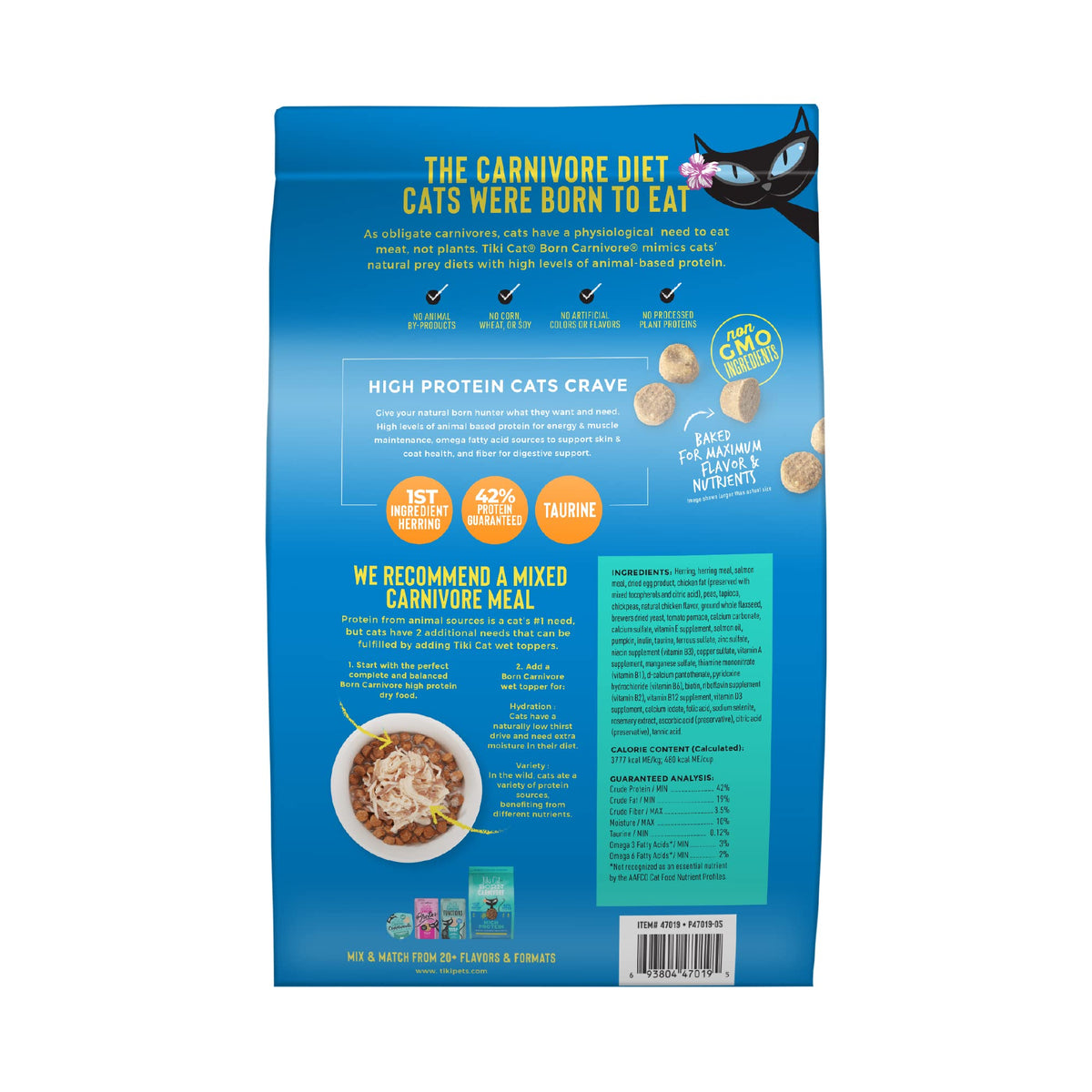 Tiki Cat Born Carnivore Dry Cat Food (177.6 Ounce (Pack of 1))