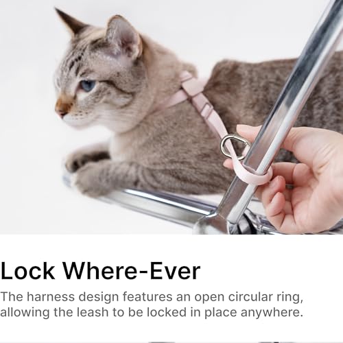 Cat Harness Escape (Monet Purple / S (13.8"))
