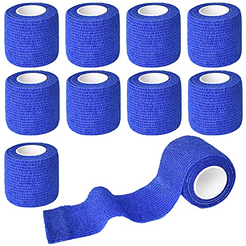 2 Inch Self Adhesive Bandage Wrap Cohesive Wrap (2 Inch / D Dark Blue)