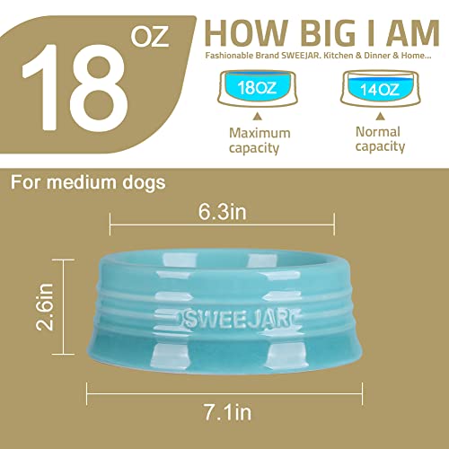 Sweejar Gradient Dog Bowl (Medium (18oz) / Gradient Navy)
