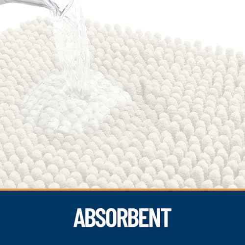 Dog Door Mat for Muddy Paws 47x20 (Ivory / 47" X 20")
