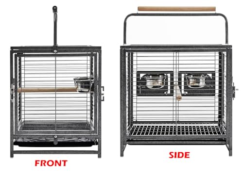 Deluxe Portable Durable Wrought Iron Bite (19" x 15" x 25"H / Black Vein)