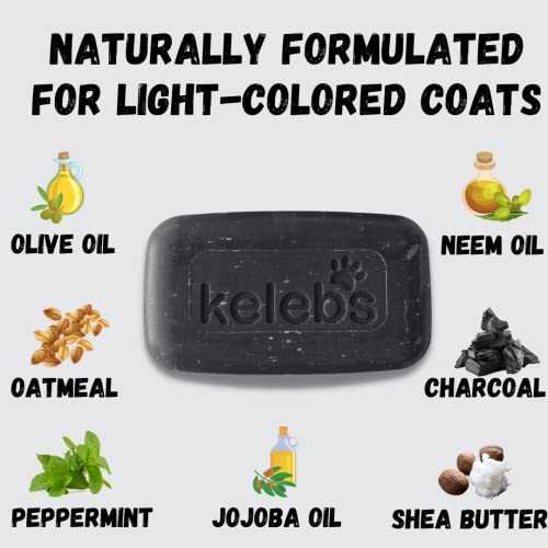 Whitening Dog Shampoo Bar with Charcoal (3)