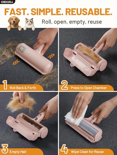 Pet Hair Remover Roller (D：pink)