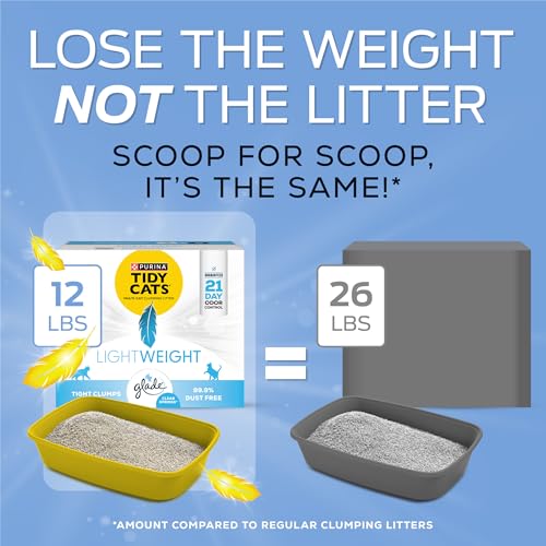 Lightweight Scented Cat Litter (12 Pound (Pack of 1))