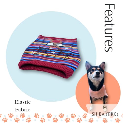 Cute Sweater for Dogs and Cats Soft Flannel Pet Outfit Warm and Cozy Animal Hoodie Small to Large Pet Clothes for Halloween Parties and Everyday Wear (Small)