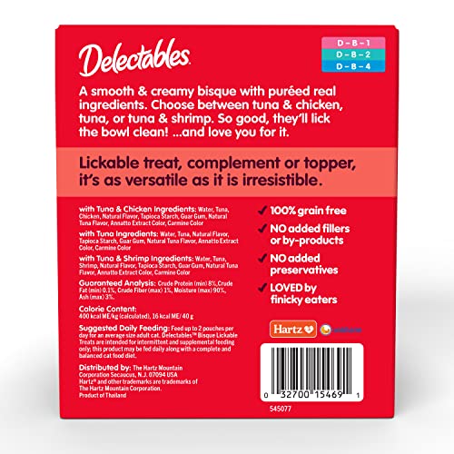 Bisque Lickable Wet Cat Treats (1.4 Ounce (Pack of 12))
