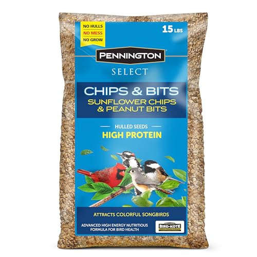 Select Chips & Bits Wild Bird Seed for Outside Feeders 15 (15 Pound (Pack of 1))