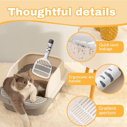 Cat Scooper for Litter Box (White)