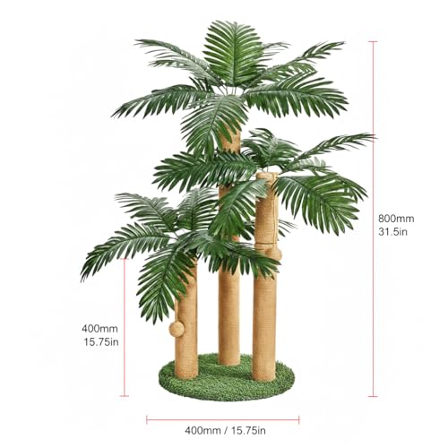 31.5Inch Palm Tree Cat Scratching Post