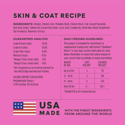 Raw Boost Mixers Skin & Coat Health Freeze (5.5 Ounce (Pack of 1))