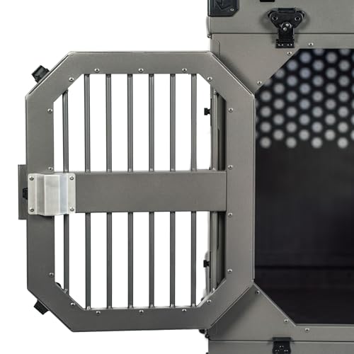 Collapsible Dog Crate (White Snowfall / 30.3"L x 20.4"W x 22.3"H)