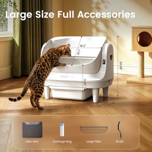 Self Cleaning Litter Box (White)