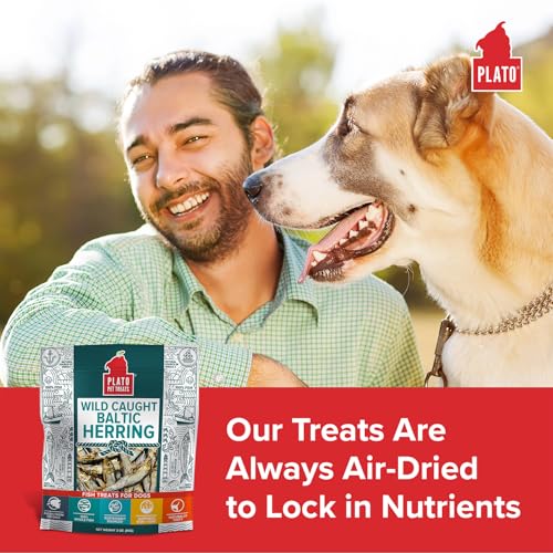 Pet Treats Fish Dog Treats Wild Caught Baltic Herring (8.5 Ounce (Pack of 2))