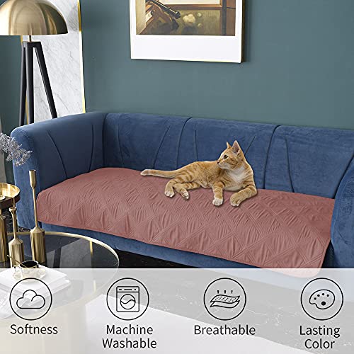 Waterproof Dog Bed Cover Pet Blanket with Anti (30x53 Inch (Pack of 1) / Lightpink)