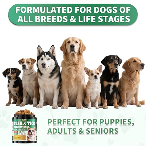 Flea and Tick Prevention for Dogs Chewables