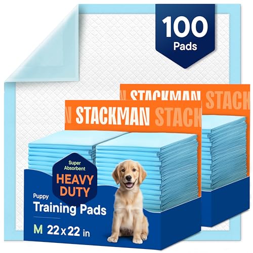 Puppy Pads Pet Pee Pads for Dogs & Puppy Training (22" x 22" (100 Count))