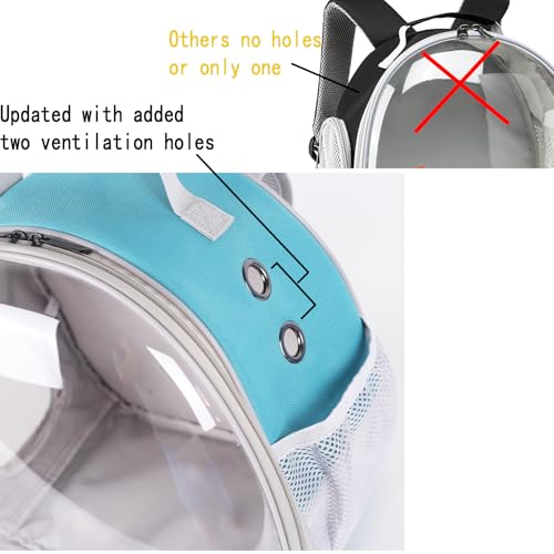 Small Animal Travel Backpack Carrier (Polarized-Brown)